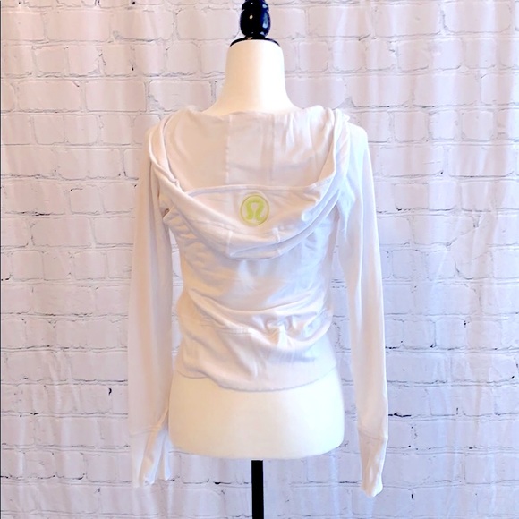 White Lululemon Sweatshirt Hoodie - Picture 2 of 2